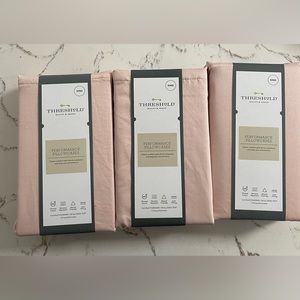 Threshold King 400 Thread Count Solid Performance Pillowcase Sets